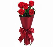 Букет 5 Красных роз Эдлесс Лав в Бутово