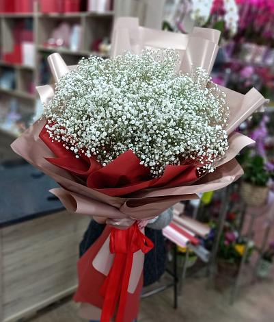 Букет цветов из: Гипсофила в Бутово