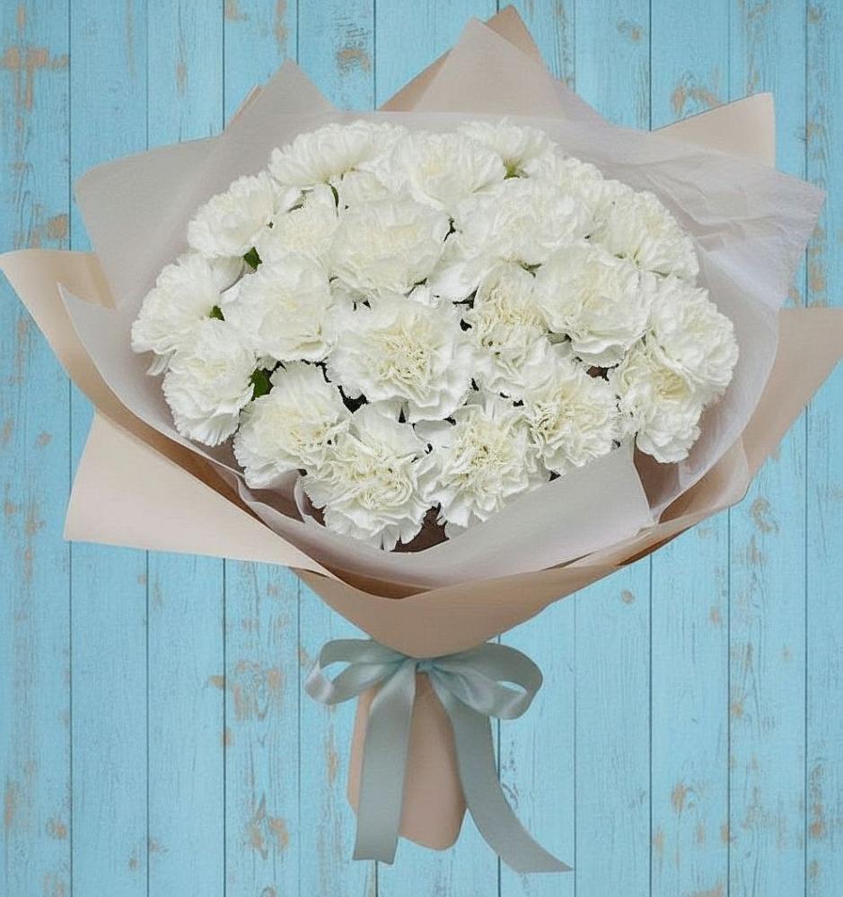 Букет цветов из: Гвоздики в Бутово