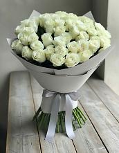 Букет 35 Белых роз в Бутово