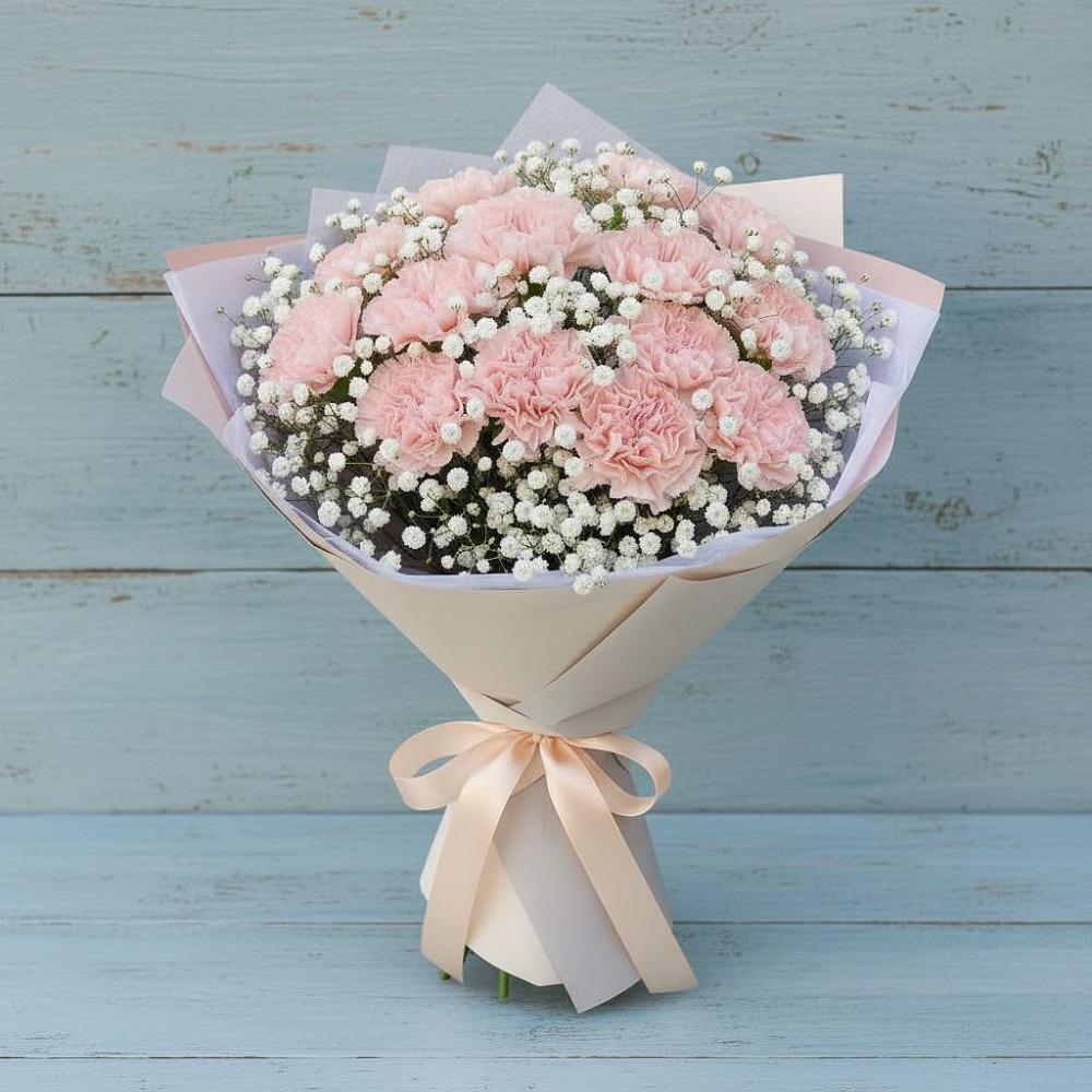 Букет цветов из: Гвоздики в Бутово