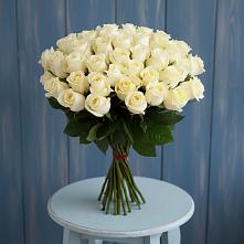 Букет 51 Белая роза Эдлесс Лав #REPLACE_PRED# Бутово