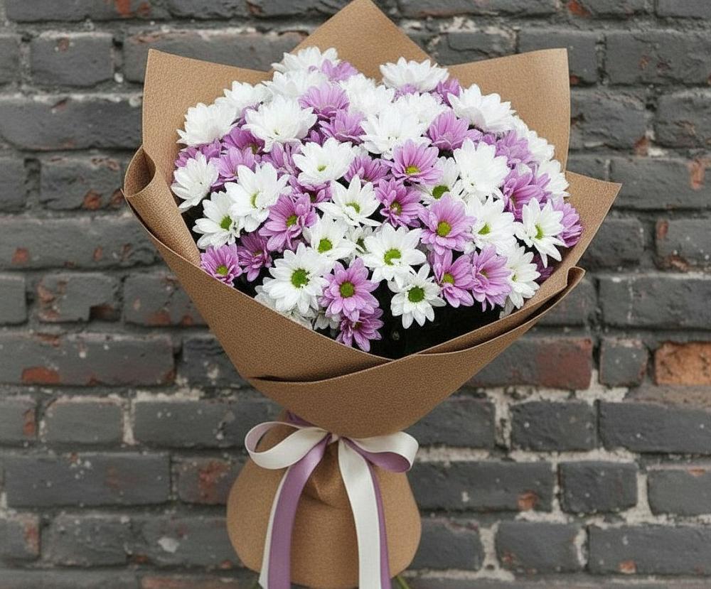 Букет цветов из: Хризантемы в Бутово