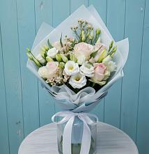 Букет цветов из:  Розы и Лизиантусы #REPLACE_PRED# Бутово
