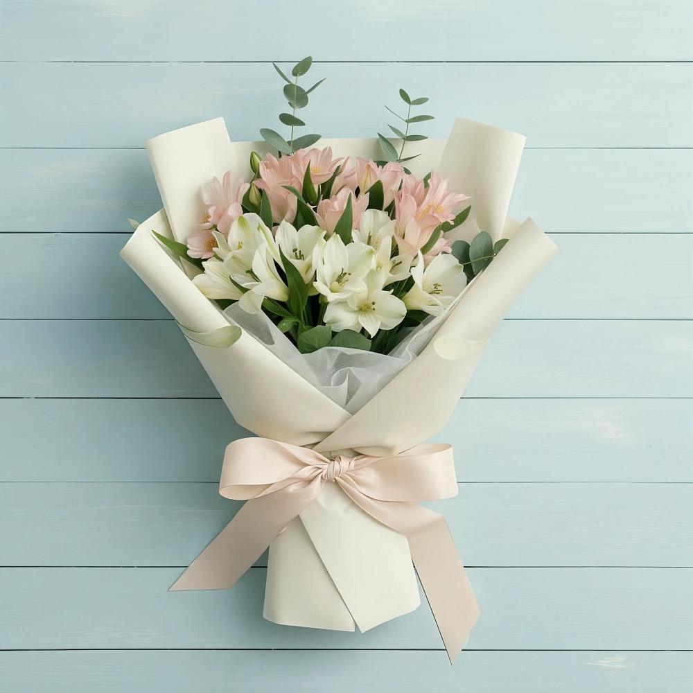 Букет цветов из: Альстромерии в Бутово