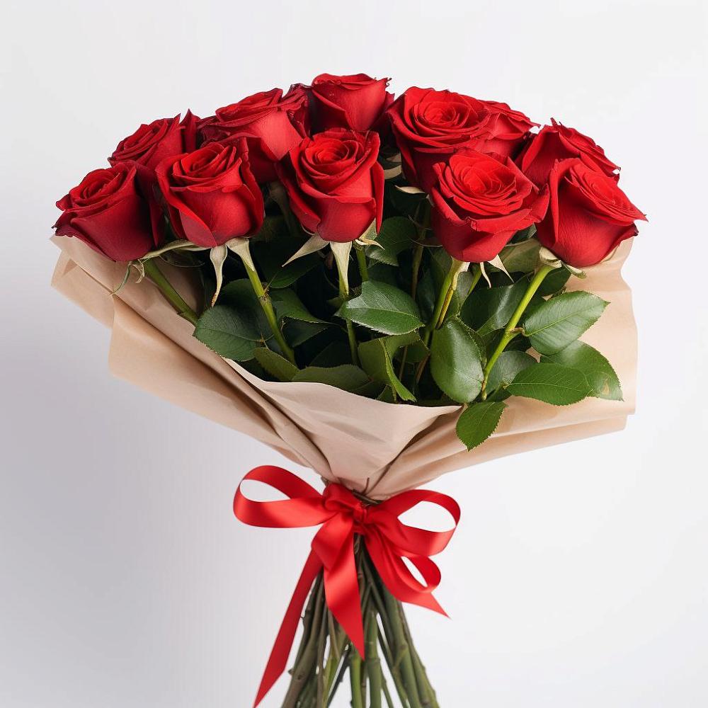 Букет 11 Красных роз Эдлесс Лав в Бутово